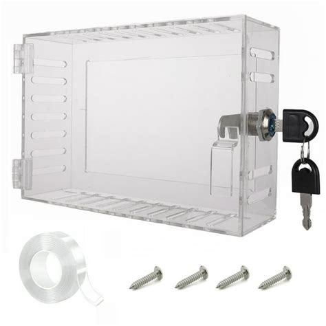 metal thermostat lock box specification sheet|lock box for thermostat walmart.